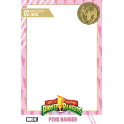 MIGHTY MORPHIN POWER RANGERS (2026) 3 D TRADING CARD BLANK SKETCH VARIANT