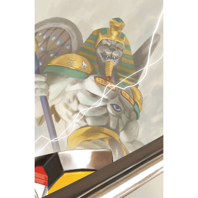 MIGHTY MORPHIN POWER RANGERS (2026) 3 C MEGAZORD CARD STOCK CONNECTING VARIANT (FULL ART, MERCADO)