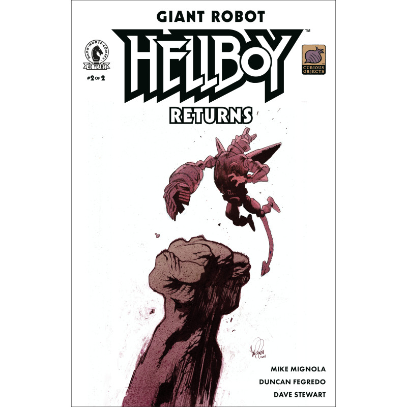 GIANT ROBOT HELLBOY RETURNS 2 (CVR B) (JAMES HARREN)