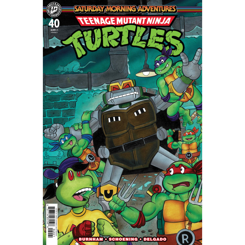 TEENAGE MUTANT NINJA TURTLES: SATURDAY MORNING ADVENTURES 40 VARIANT B (LAVIGNE)