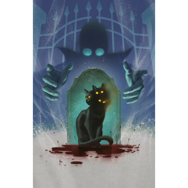 STUFF OF NIGHTMARES: THE CAT IN THE COFFIN 1 B VARIANT (DRESSED, MURAKAMI)
