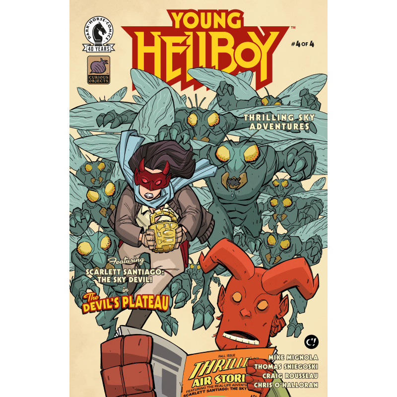 YOUNG HELLBOY: THRILLING SKY ADVENTURES 4 (CVR A) (CRAIG ROUSSEAU)