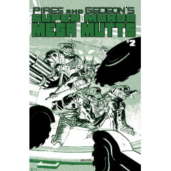 SUPER MONDO MEGA MUTTS 2 CVR B ALEX DIOTTO HOMAGE VAR
