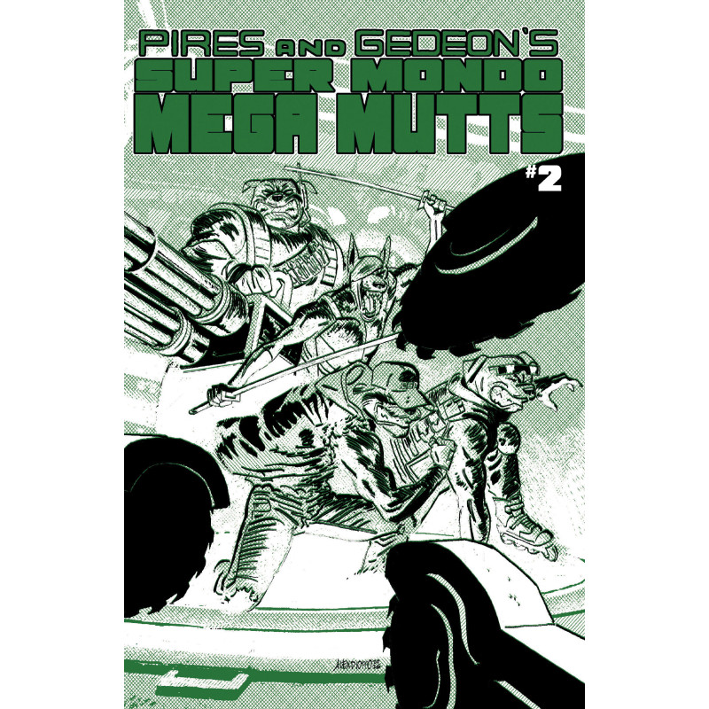 SUPER MONDO MEGA MUTTS 2 CVR B ALEX DIOTTO HOMAGE VAR