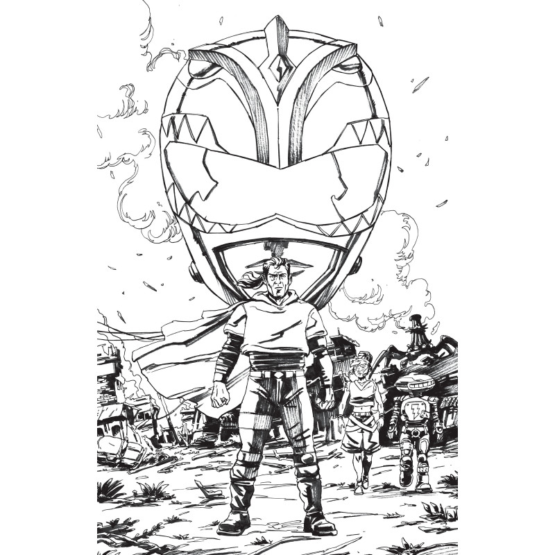 POWER RANGERS GREEN 1 N UNLIMITED VARIANT (FULL ART, VARGAS)
