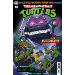 TEENAGE MUTANT NINJA TURTLES: SATURDAY MORNING ADVENTURES 40 VARIANT C (HAZOURI)