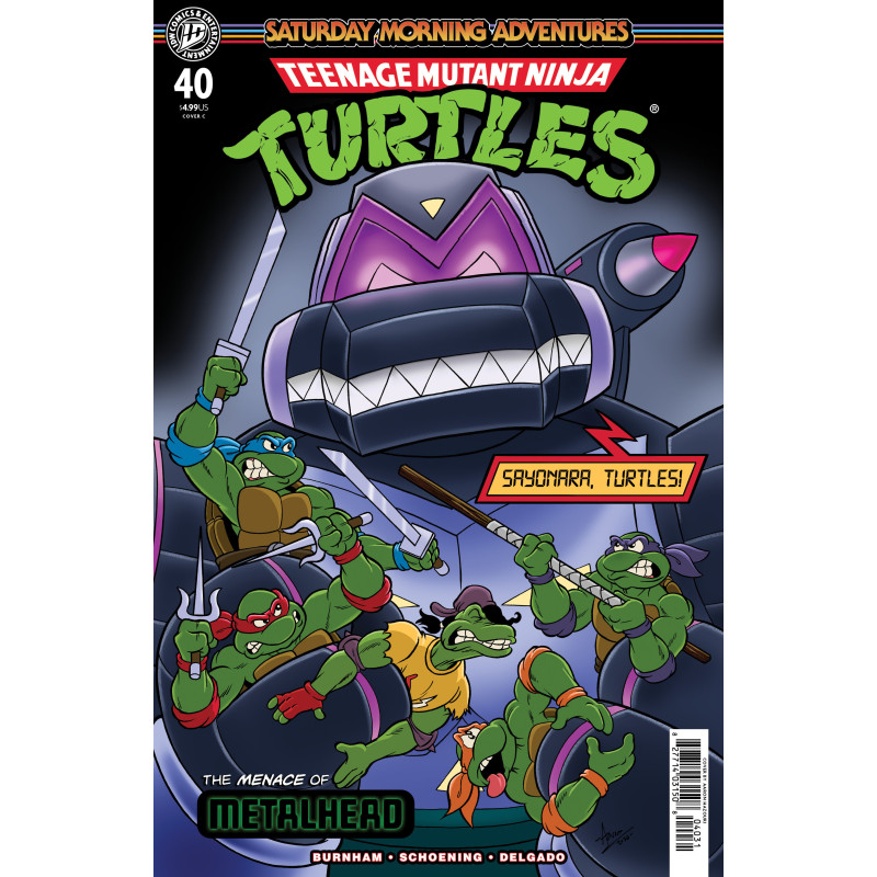 TEENAGE MUTANT NINJA TURTLES: SATURDAY MORNING ADVENTURES 40 VARIANT C (HAZOURI)