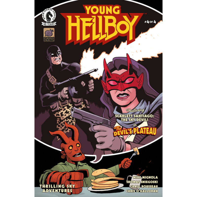 YOUNG HELLBOY: THRILLING SKY ADVENTURES 4 (CVR B) (BEN STENBECK)