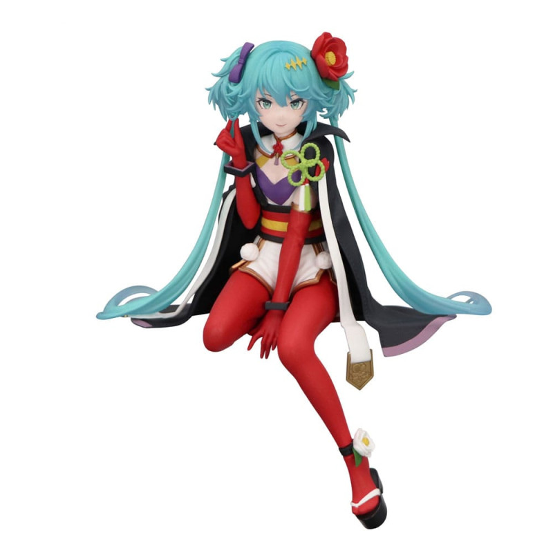 HATSUNE MIKU FLOWER FAIRY CAMELLIA STATUETTE PVC NOODLE STOPPER 15 CM