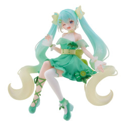 HATSUNE MIKU LIME VERSION STATUETTE PVC NOODLE STOPPER 14 CM