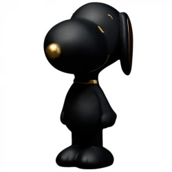 PEANUTS FIGURINE SNOOPY NOIR ET OR 12 CM