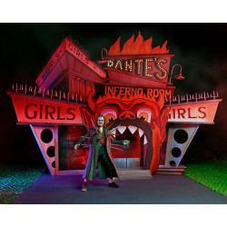 BEETLEJUICE 1988 DIORAMA TRENCHCOAT FIGURINE DELUXE SET