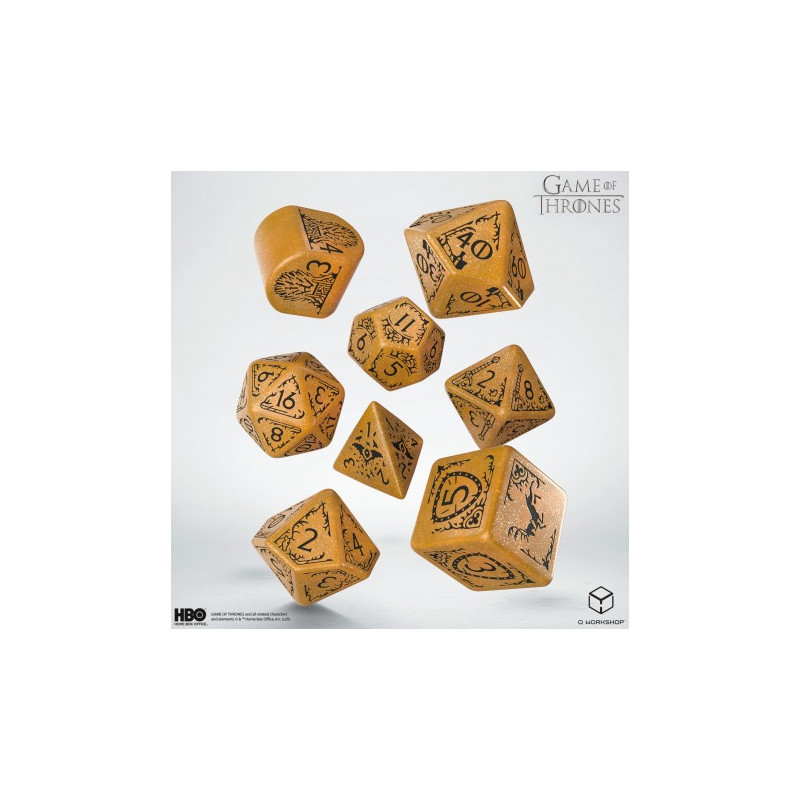 GAME OF THRONES PACK BARATHEON SET DE 8 DES