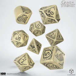 GAME OF THRONES PACK STARK SET DE 8 DES