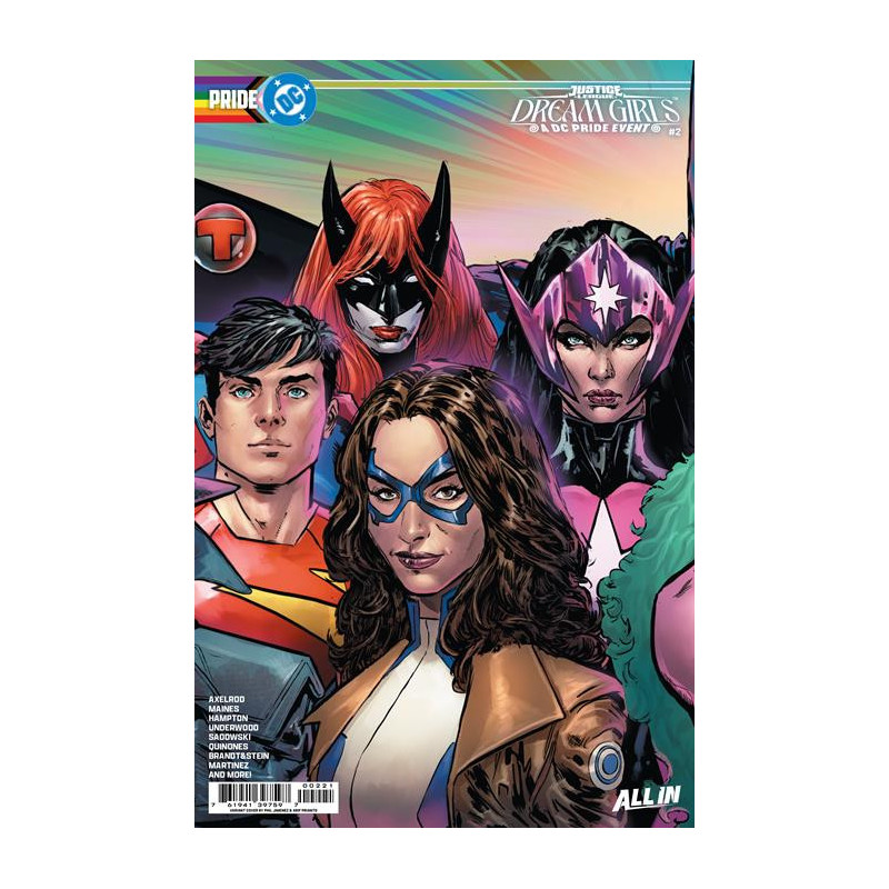JUSTICE LEAGUE DREAM GIRLS A DC PRIDE EVENT 2 (OF 4) CVR B