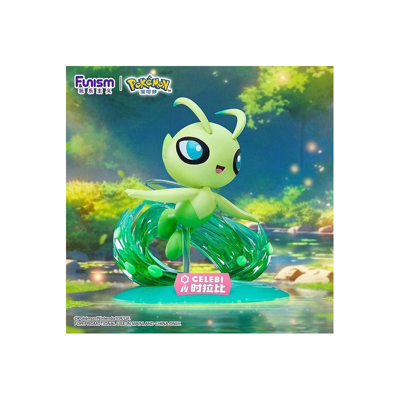 CELEBI POKEMON FUNISM PRIME MINI FIGURINE 10 CM