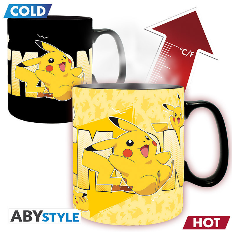 PIKACHU POKEMON MUG HEAT CHANGE 460 ML