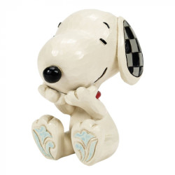 PEANUTS FIGURINE SNOOPY QUI RIT