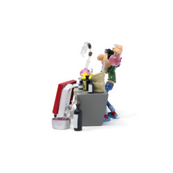 GASTON LAGAFFE LE PETIT CHIMISTE FIGURINE PIXI 8 CM
