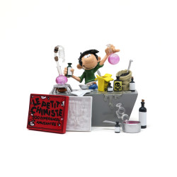 GASTON LAGAFFE LE PETIT CHIMISTE FIGURINE PIXI 8 CM