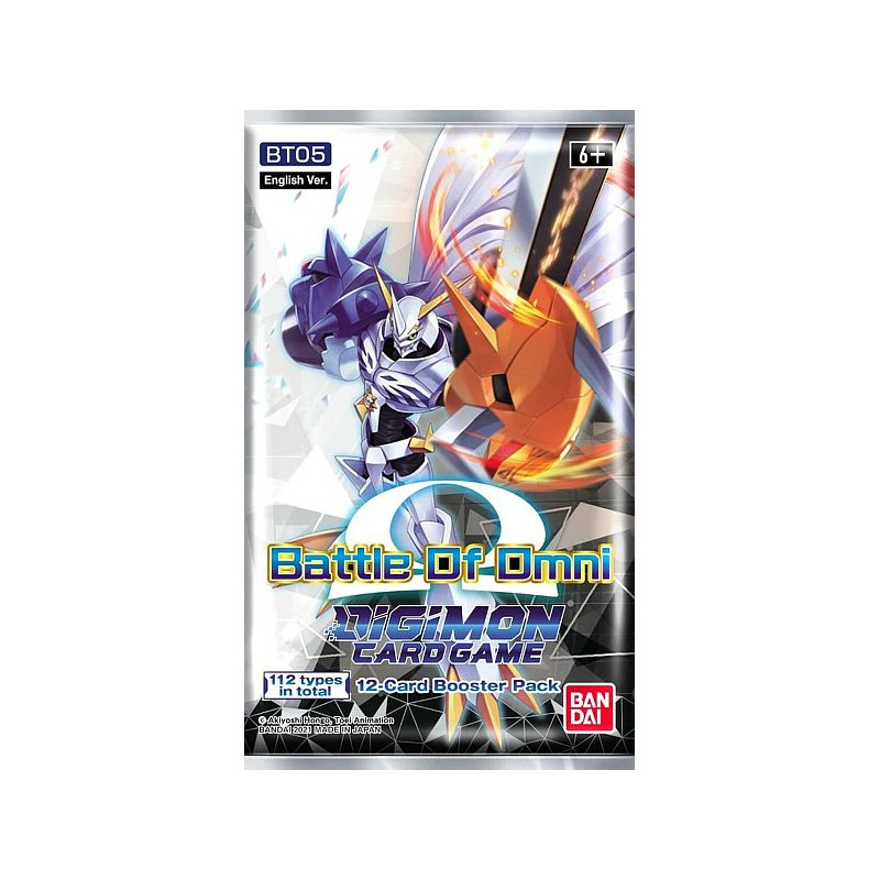 BT 05 BOOSTER DIGIMON CARD GAME BATTLE OF OMNI TCG EN VERSION ANGLAISE