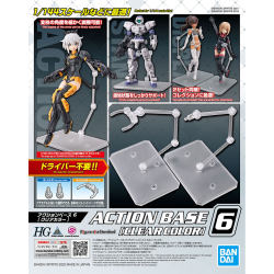 ACTION BASE 6 CLEAR COLOR POUR GUNDAM ET ACTION FIGURE