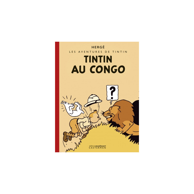 TINTIN AU CONGO EDITION PETIT VINGTIEME COLORISEE