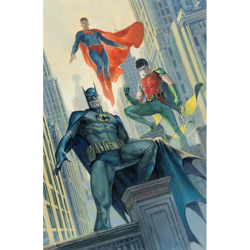 BATMAN SUPERMAN WORLDS FINEST 52 CVR C DAVIDE PARATORE CARD STOCK VAR