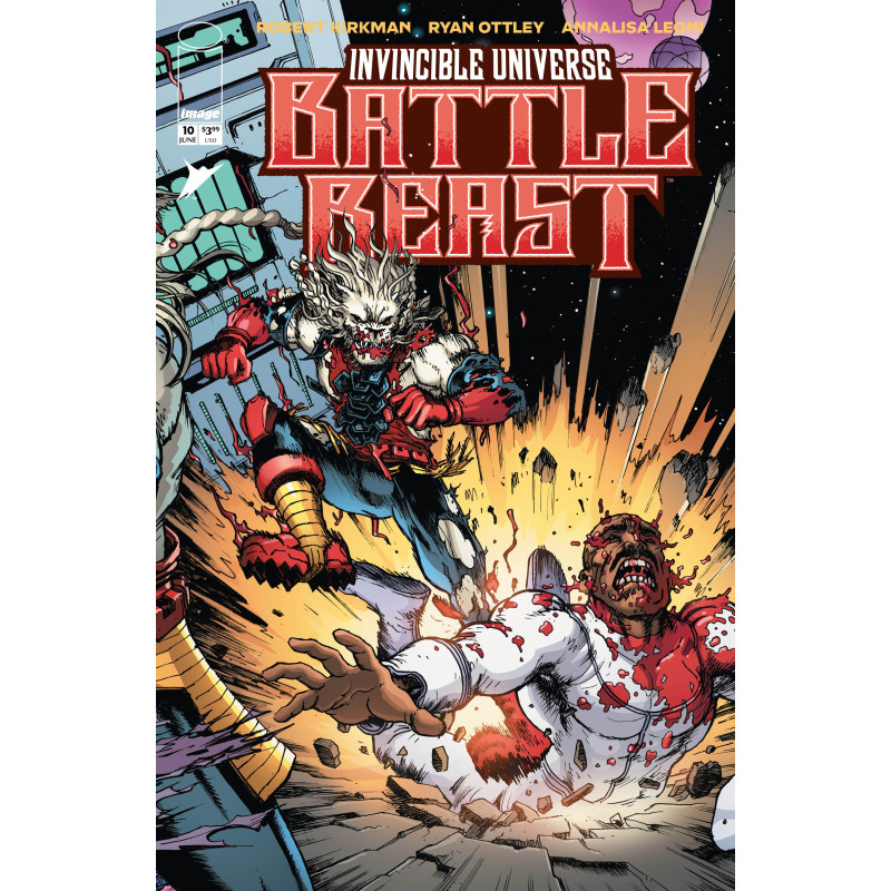 INVINCIBLE UNIVERSE BATTLE BEAST 10 CVR C INC 1:10 CHRIS BURNHAM & BRIAN REBER VAR