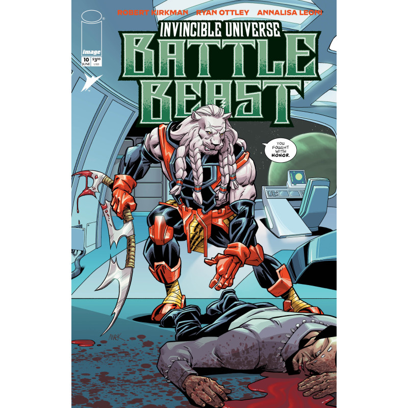 INVINCIBLE UNIVERSE BATTLE BEAST 10 CVR E INC 1:50 MARK ENGLERT VAR