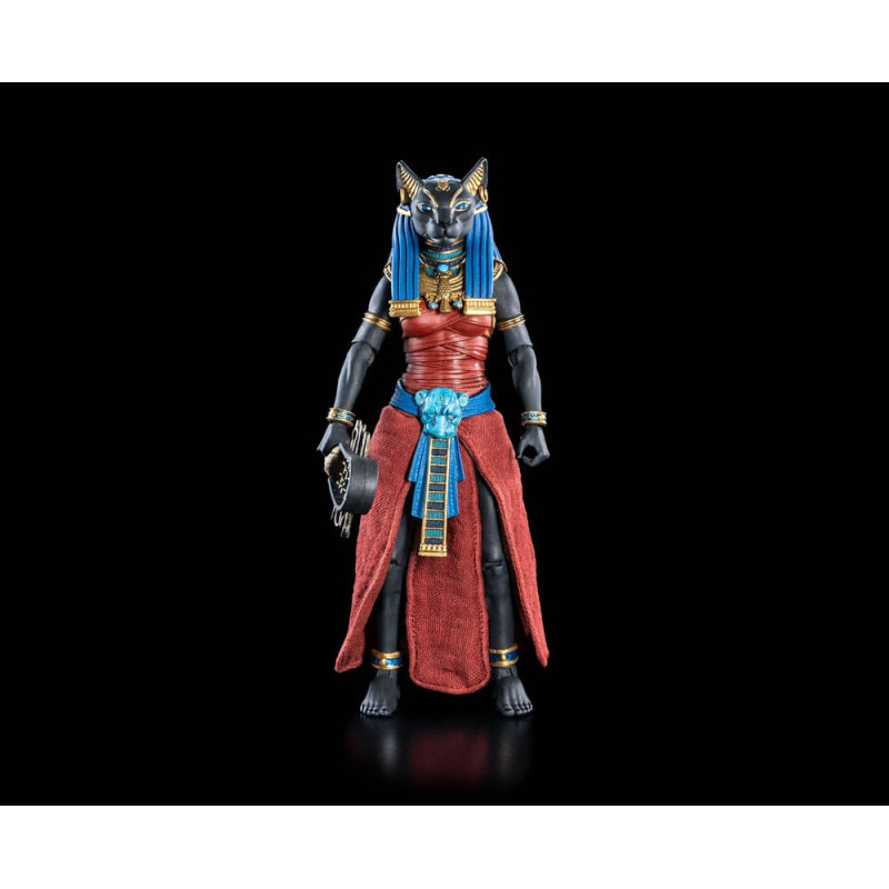 BASTET BLACK AND BLUE FIGURA OBSCURA FIGURINE 20 CM