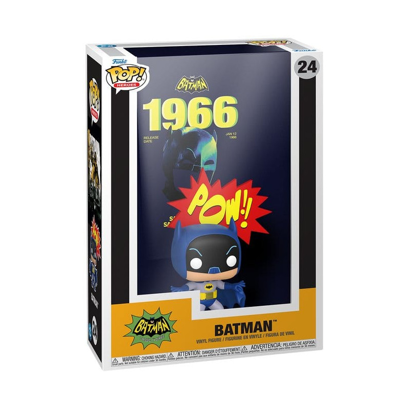 BATMAN 66 VHS COVERS DC COMICS POP HEROES VINYL FIGURINE 9 CM