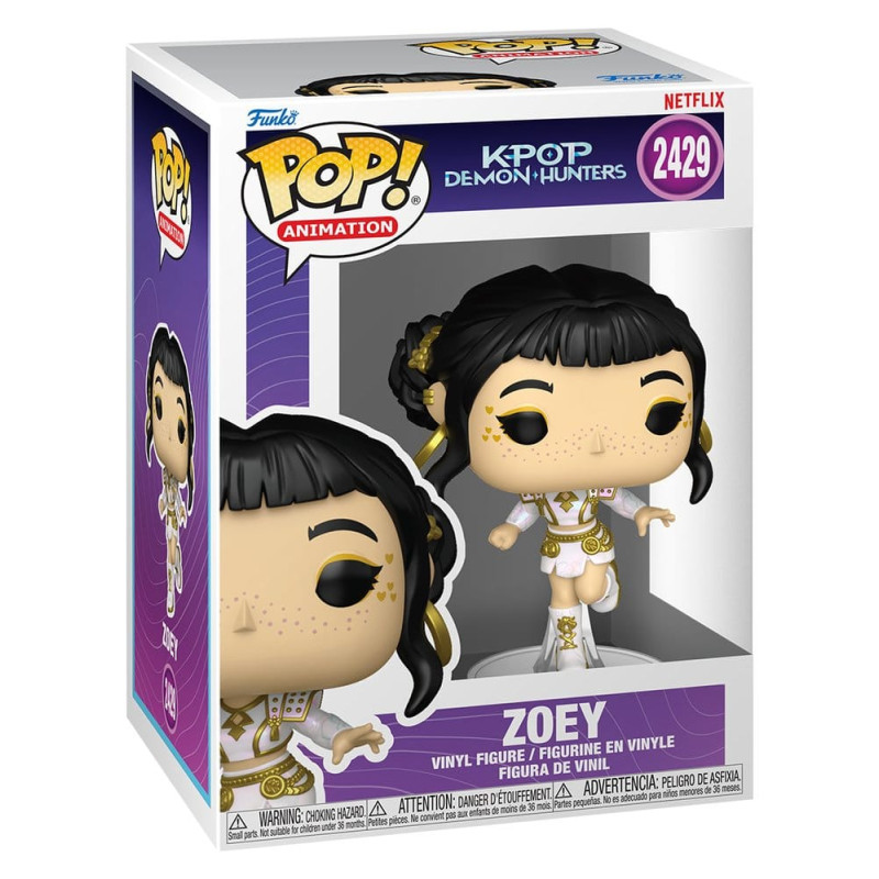 ZOEY KPOP DEMON HUNTERS POP ANIMATION VINYL 9 CM
