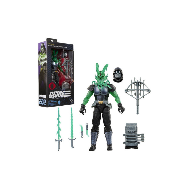 NIGHT CREEPER DIRE TECH GI JOE CLASSIFIED 202 FIGURINE 15 CM