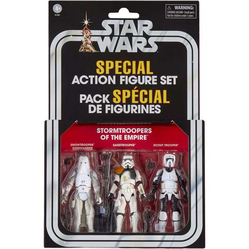 STORMTROOPERS OF THE EMPIRE STAR WARS VINTAGE COLLECTION PACK 3 FIGURINE 10 CM