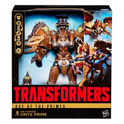ONYX PRIME TRANSFORMERS AGE OF THE PRIMES LEADER CLASS FIGURINE 19 CM