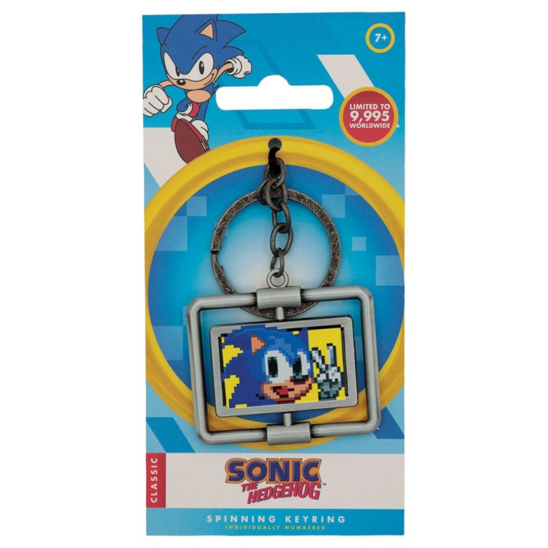 SONIC THE HEDGEHOG PORTE CLES KEYRING LIMITED EDITION