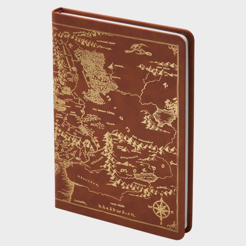 JOURNAL CARTE TERRE DU MILIEU LE SEIGNEUR DES ANNEAUX