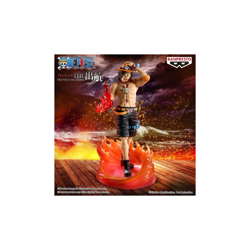 PORTGAS D ACE ONE PIECE THE SHUKKO LOGIA SPECIAL EDITION PVC 20 CM