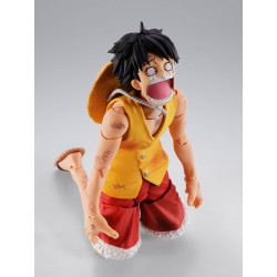 MONKEY D LUFFY MARINEFORD ONE PIECE FIGURINE S H FIGUARTS 15 CM