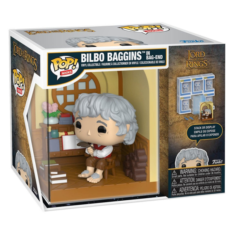 BILBO BAGGINS SEIGNEUR DES ANNEAUX POP NOOKS VINYL FIGURINE 9 CM