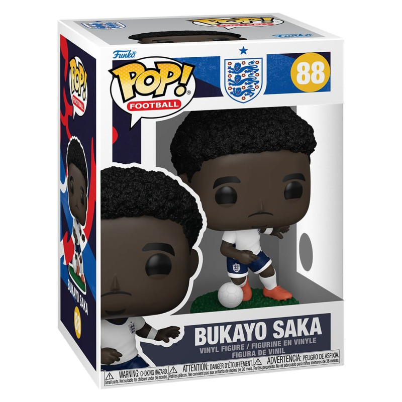 BUKAYO SAKA ENGLAND POP FOOTBALL VINYL FIGURINE 9 CM