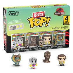 JURASSIC PARK PACK 4 FIGURINES BITTY POP SERIES MR DNA VINYL FIGURINE 2 CM