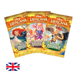 LORCANA DISNEY CONTREES INCONNUES BOOSTER PACK VERSION ANGLAISE