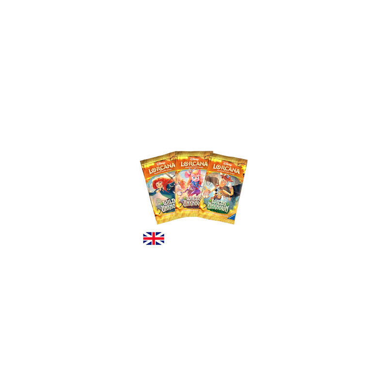 LORCANA DISNEY CONTREES INCONNUES BOOSTER PACK VERSION ANGLAISE