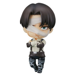 LEVI ACKERMAN ATTACK ON TITAN FIGURINE NENDOROID THE FINAL SEASON VER 10 CM