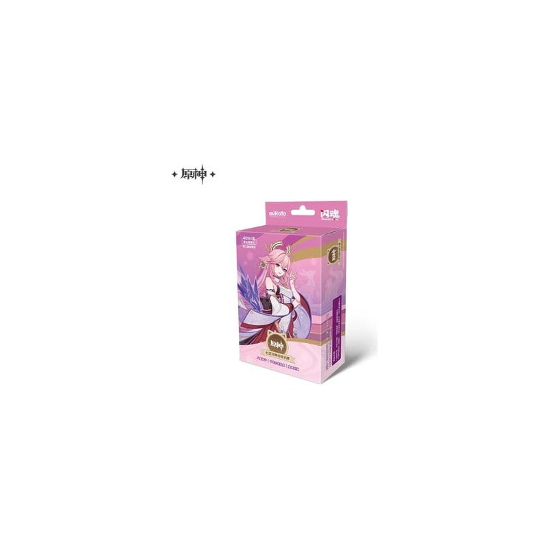 YAE MIKO GENSHIN IMPACT JEU DE CARTES SERIES 03 PRE BUILD STARTER DECK 05 VERSION CHINOISE