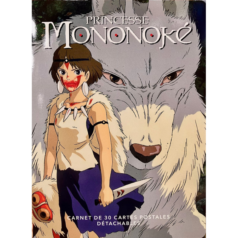 GHIBLI 30 CARTES POSTALES PRINCESSE MONONOKE