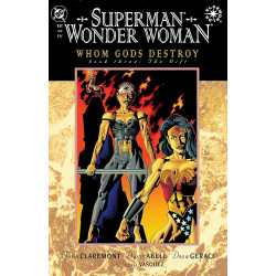 SUPERMAN WONDER WOMAN WHOM GODS DESTROY 3 SIGNED BY CLAREMONT