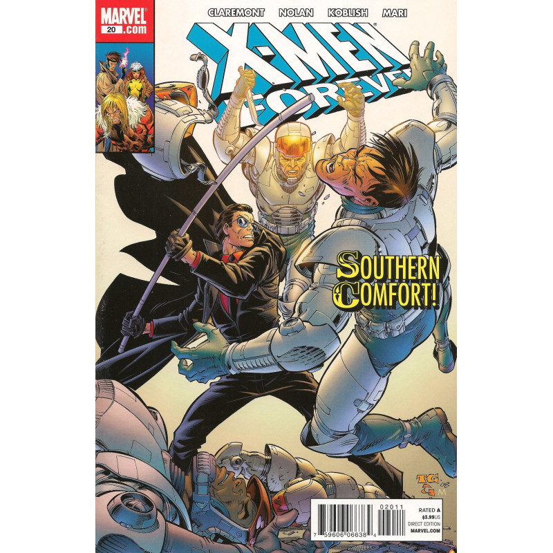 X MEN FOREVER 20 SIGNED BY CLAREMONT